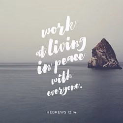 Hebrews 12:14