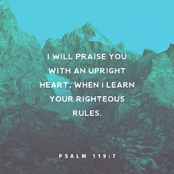 Psalm 119:7
