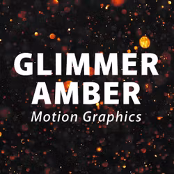 Glimmer Amber Motion Background 