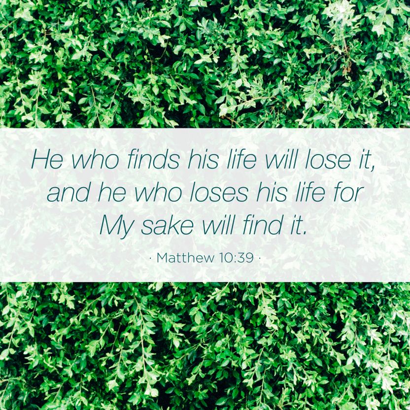Matthew 10:39