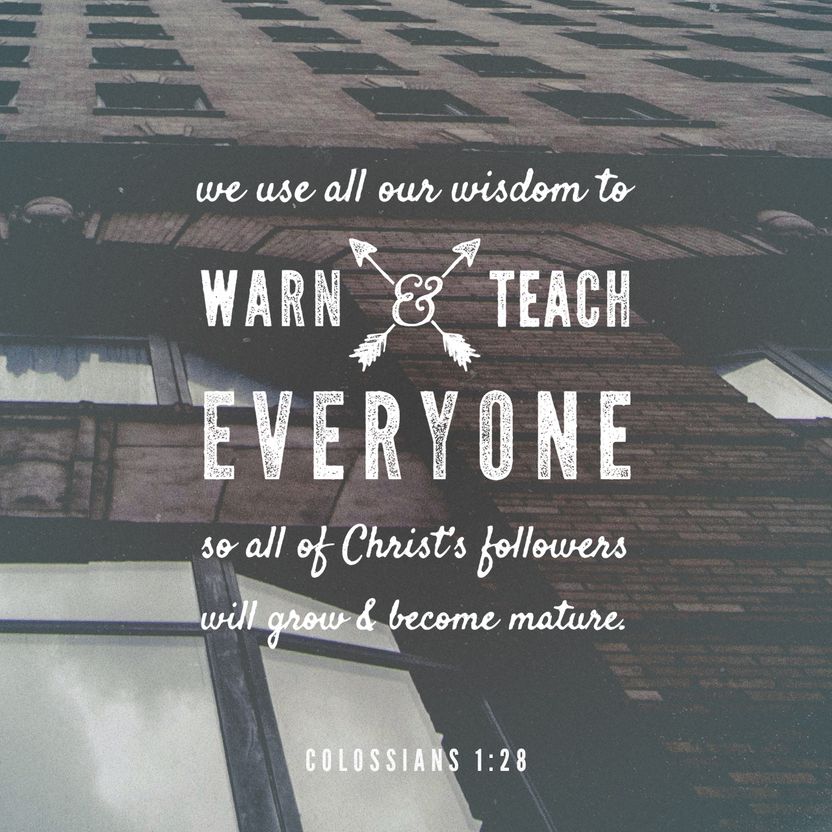 Colossians 1:28