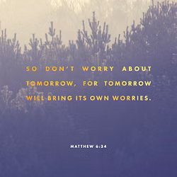Matthew 6:34