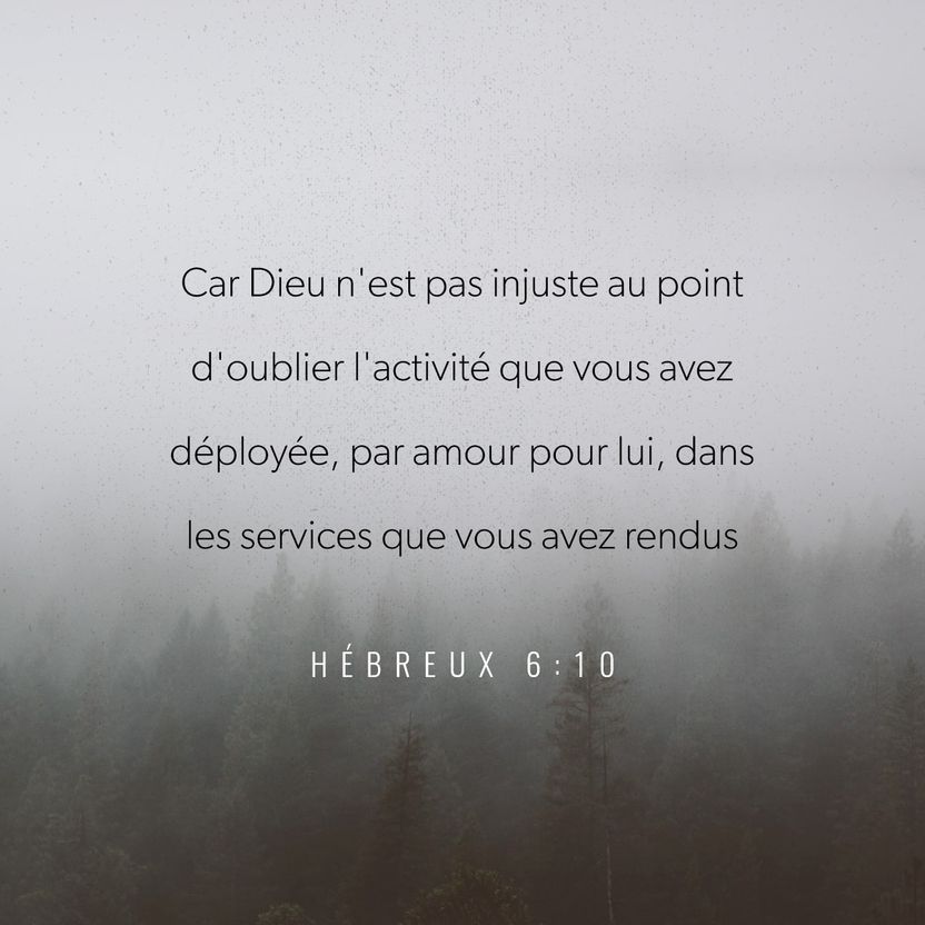 Hebrews 6:10