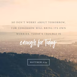Matthew 6:34