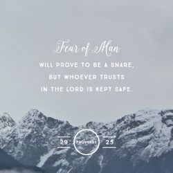 Proverbs 29:25