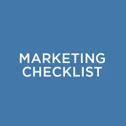 Marketing Checklist