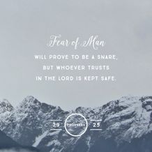 Proverbs 29:25
