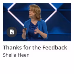 Thanks for the Feedback