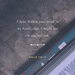 Psalm 119:11