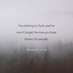Hebrews 6:10