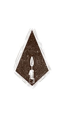 Candle 3 - Black