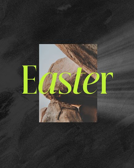 Social Vertical Easter Title 