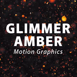 Glimmer Amber Motion Background 