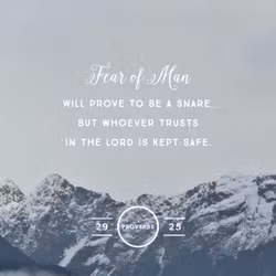 Proverbs 29:25