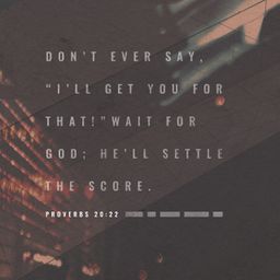 Proverbs 20:22