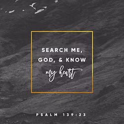 Psalm 139:23