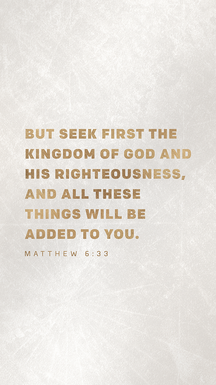 Verse Matt 6:33