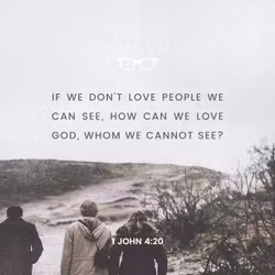 1 John 4:20