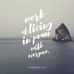 Hebrews 12:14