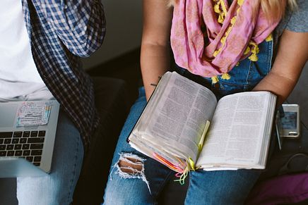Bible and Computer Image