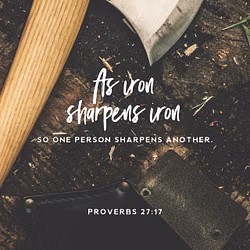 Proverbs 27:17