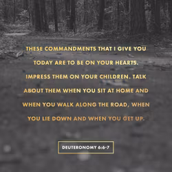 Deuteronomy 6:6