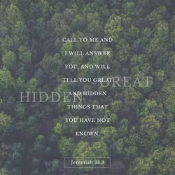 Jeremiah 33:3