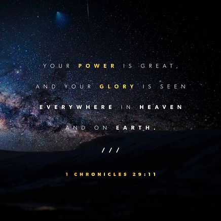 1 Chronicles 29:11