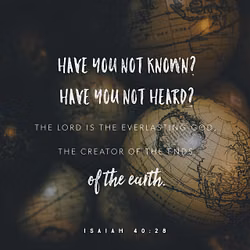 Isaiah 40:28