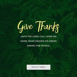 Psalm 105:1