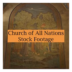 Church Of All Nations Stock Footage