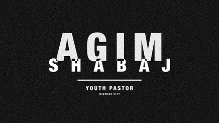 Youth Pastor Slide - black