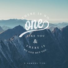 2 Samuel 7:22