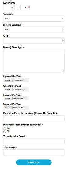1a. Item Disposal Form