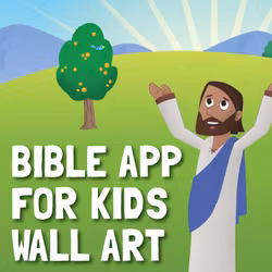Bible App for Kids Wall Art 