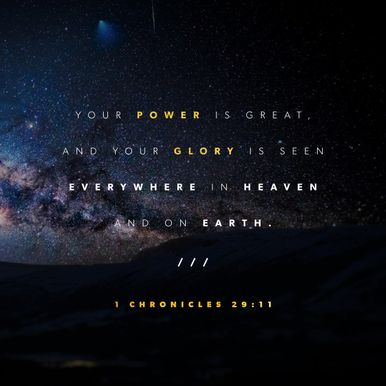 1 Chronicles 29:11