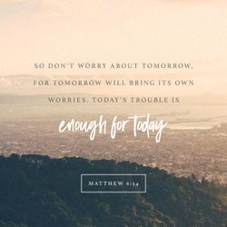 Matthew 6:34
