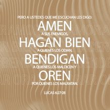 30 de junio - Lucas 6:28