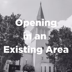 Opening in an Existing Area