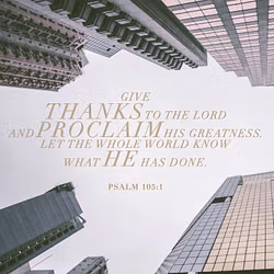 Psalm 105:1