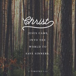 1 Timothy 1:15