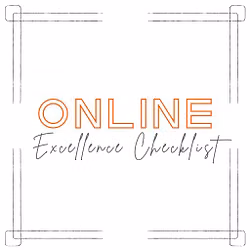 Online Excellence Checklist