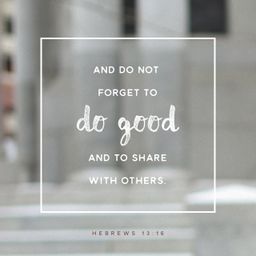 Hebrews 13:16