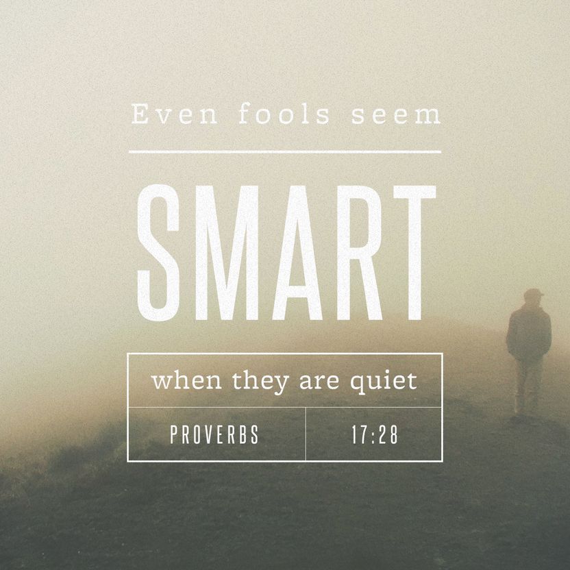Proverbs 17:28