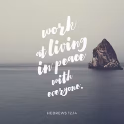 Hebrews 12:14