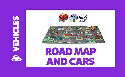 Road Map and Cars