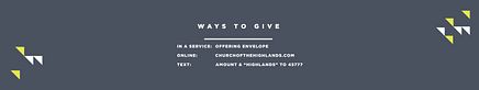 Giving Banner - Banner Example