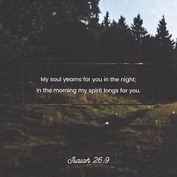 Isaiah 26:9