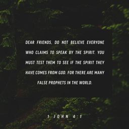1 John 4:1