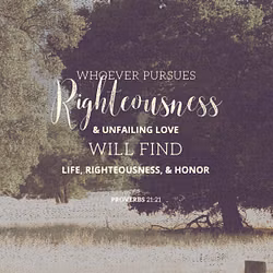 Proverbs 21:21